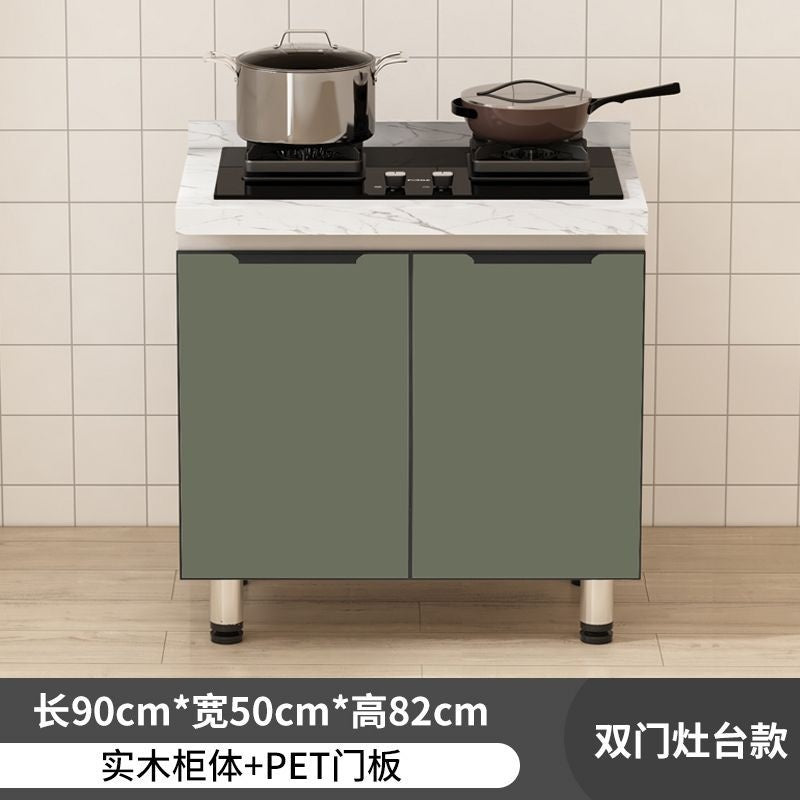 QW- Kabinet dapur, meja kerja pulau, kabinet simpanan dapur 