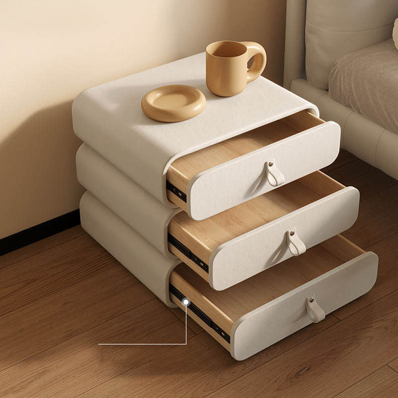 Bedside modern simple bedroom cabinet, French style storage cabinet