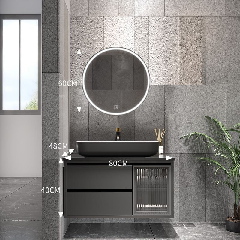 QW- Bathroom Set with Sink and Mirror, Smart Mirror Cabinet