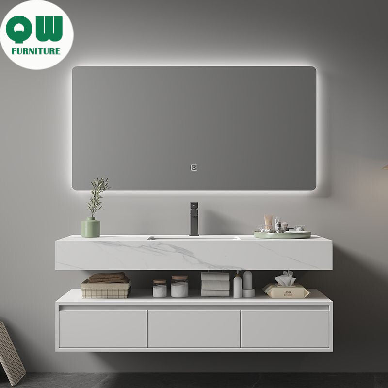 QW- Smart Mirror for Storage Cabinet Bathroom Sink Set