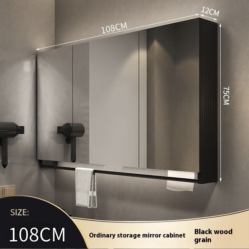 QW- Made of Real Wood Smart Mirror in the Bathroom Storage Cabinet