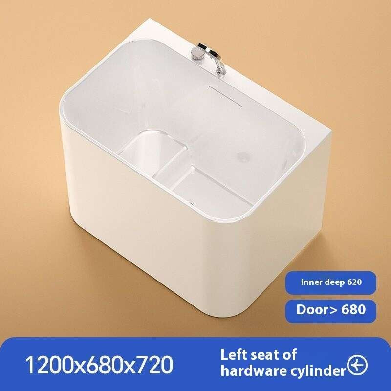 QW- Small Acrylic Spa Heating Bathtub