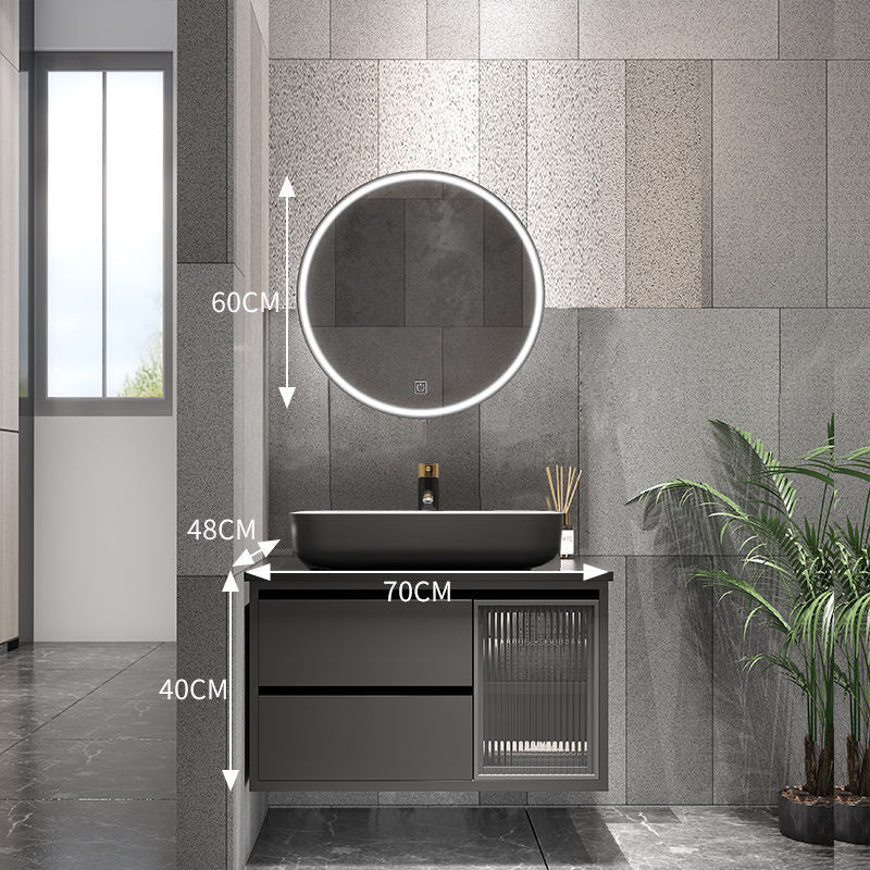 QW- Bathroom Set with Sink and Mirror, Smart Mirror Cabinet