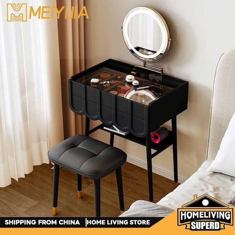 Kabinet Kosmetik Krim Angin Meja Solek Satu Bilik Tidur Moden Ringkas Jenis Rumah Kecil