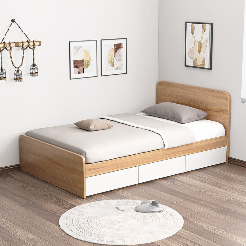 Single 1.2 meters 1 meter modern simple home economical storage children's mattress low bed