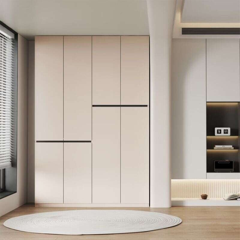 QW- boleh disesuaikan Kabinet Penyimpanan Bilik Tidur Balkoni Aluminium 