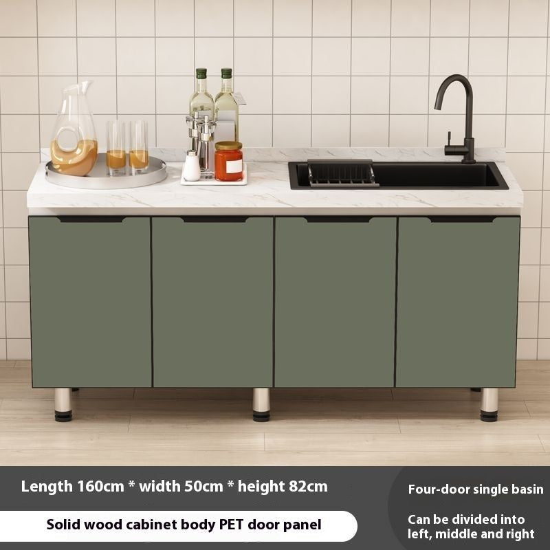 QW- Kabinet dapur, meja kerja pulau, kabinet simpanan dapur 