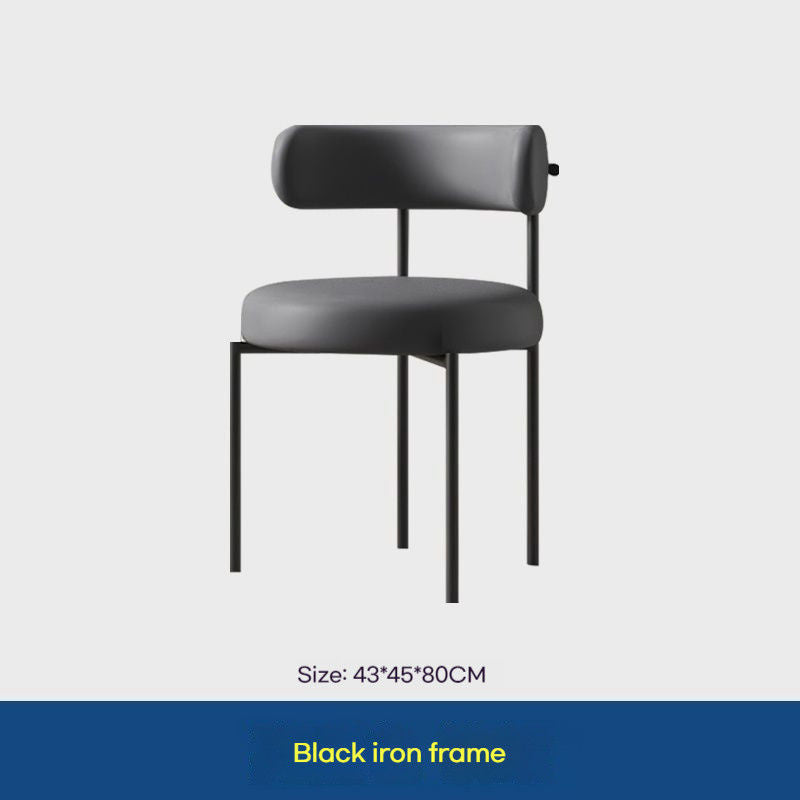 Meja Solek Ringkas Moden Light Premium Sense Kerusi Makan Restoran Fesyen
